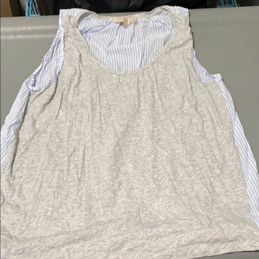 Women’s loft mixed media tank size xl